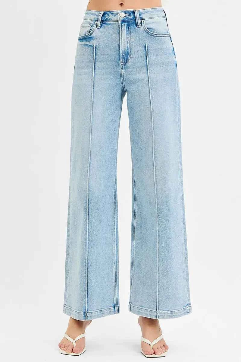 Full Size High Waist Wide Leg Pintuck Detailed Plus Size Light af6f9857-fd3a-4830-9cd6-d3418d723a74-Max-Origin
