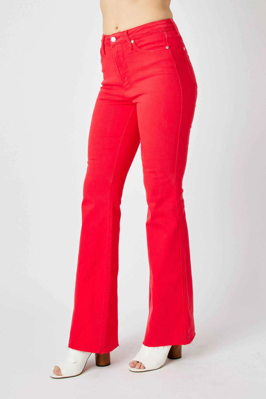 Full Size Hw Tummy Control Garment Dyed Flare Jeans Plus Size afb5771d06404d29a7636bce7e27b7a5-Max-Origin
