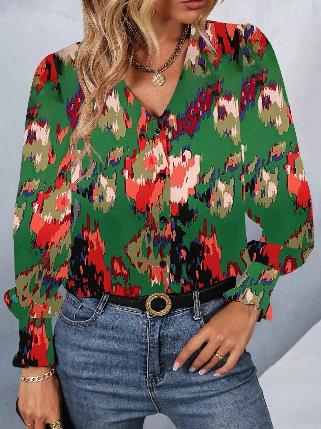 Printed Button Up Long Sleeve Shirt afd45c39-d14b-4678-b875-4f7f76875aee-Max-Origin