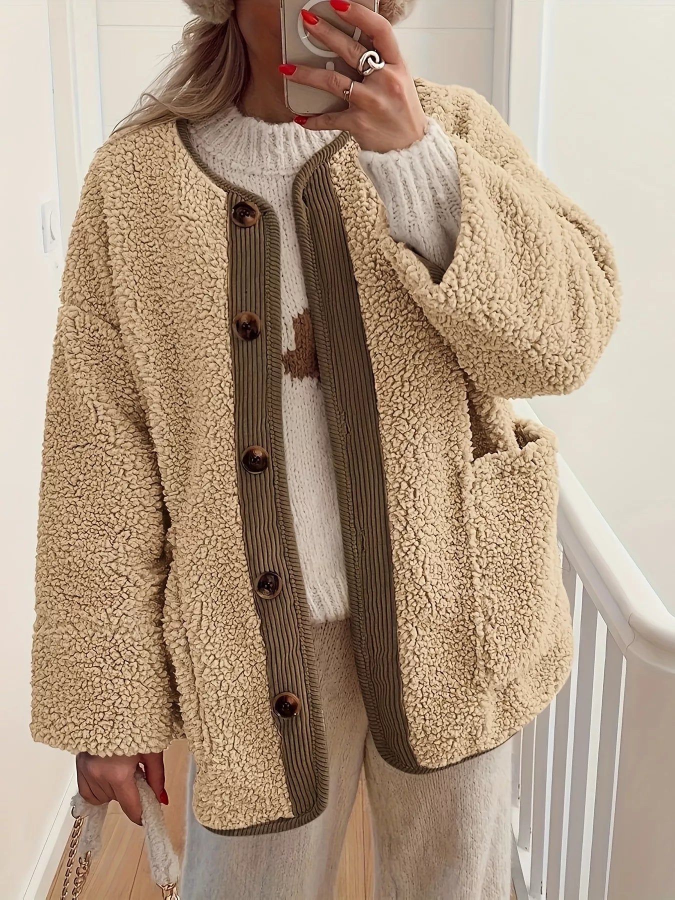Sherpa Button-Up Outerwear aff1a443-e9d1-466a-a272-cb3cd702edc8-Max-Origin