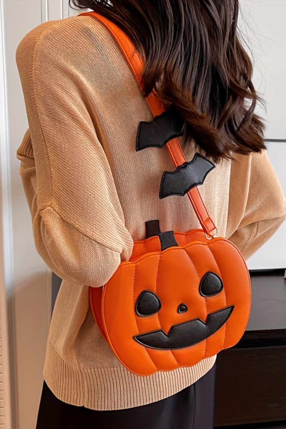 Carrot Halloween Pumpkin PU Shoulder Bag affd7d96c462ebbe