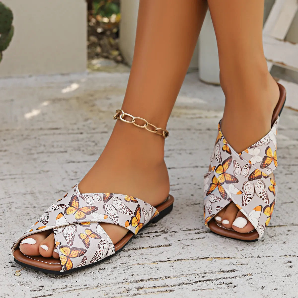 Peep Toe Flats Sandals b000bd84-a951-41bc-bb75-302845853292-Max-Origin