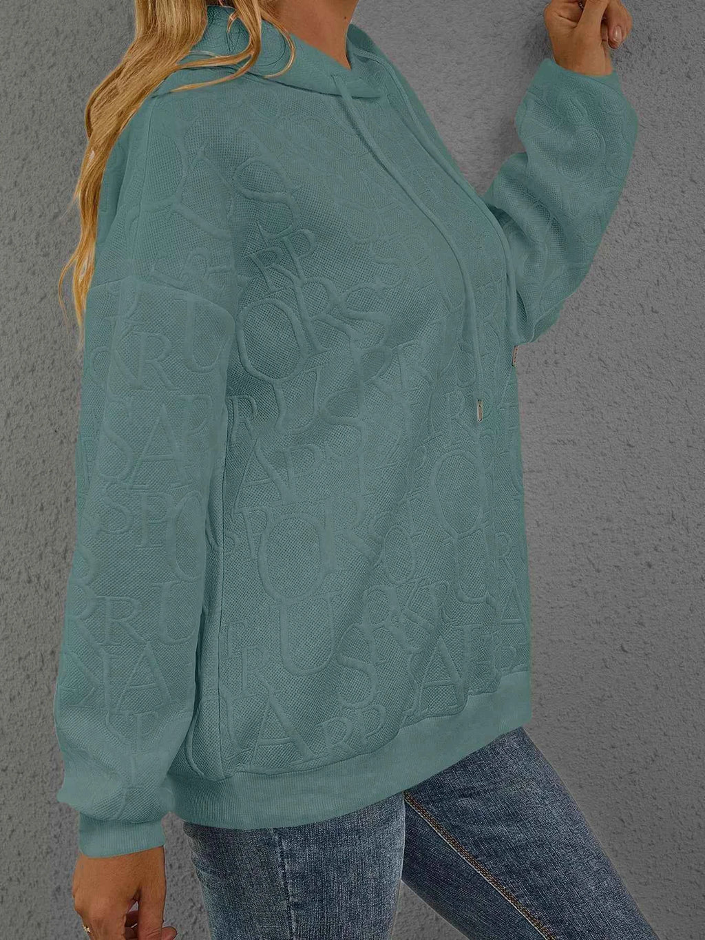 Full Size Embossed Lettering Casual Hoodie Plus Size b00a5c6d67234afcaeb81a90ae2963c9-Max-Origin