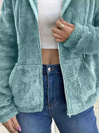 Drawstring Fleece Zip-Up Outerwear b0183cb4-33f7-488c-920b-f34ab7cf0327-Max-Origin