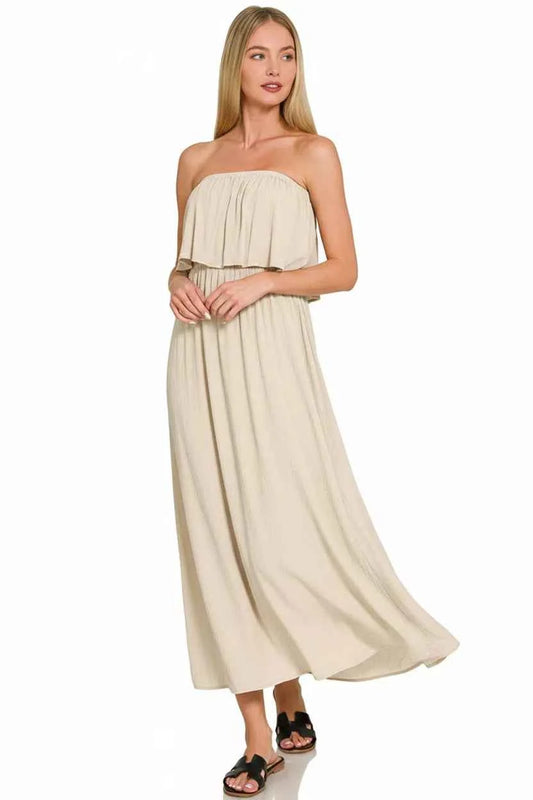 Woven Crinkle Strapless Maxi Dress b01d8ab4-7a24-4d23-b555-222fd442bee3-Max-Origin