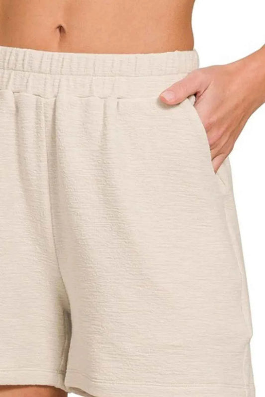 Cotton Slub Short Pants b02cbd42-7b0f-484f-9b31-44cbd74909bd-Max-Origin