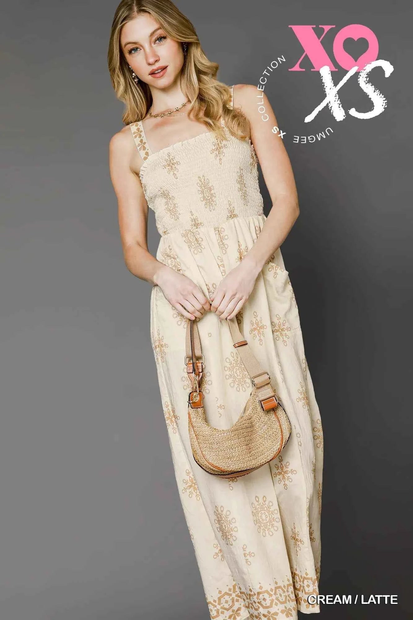 Umgee Smocked Printed Wide Leg Jumpsuit b03e88cb-f2e1-4385-8253-e7d5b5598ec7-Max-Origin