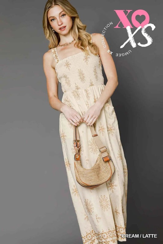 Smocked Printed Wide Leg Jumpsuit b03e88cb-f2e1-4385-8253-e7d5b5598ec7-Max-Origin