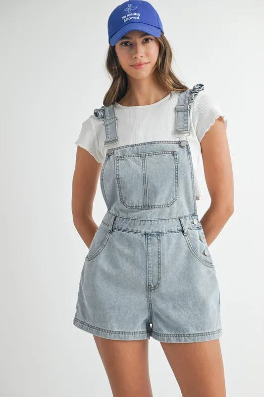 MABLE Square Neck Ruffle Shoulder Denim Overall Romper b057980c4cb0415d8e3742b667aa4b4a-Max-Origin