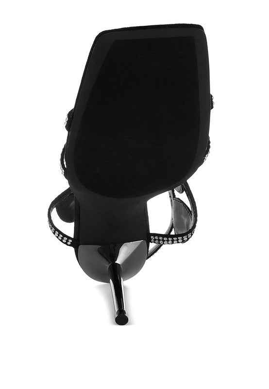 Fialka Diamante & Rhinestones Stiletto Sandals b0c1a84b-917d-403f-b270-5425024b9e47