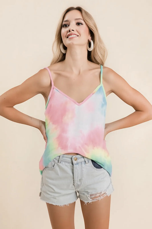 Tie Dye French Terry Knit Cami b0f413d2-288c-43f8-bd17-dcb8b6884817-Max-Origin
