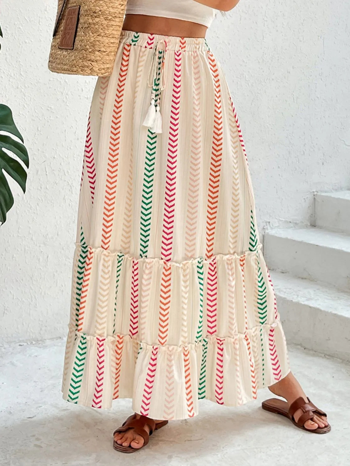 Frill Printed Maxi Skirt b10f006c-692e-4ebb-873e-aa873c2a9344-Max-Origin