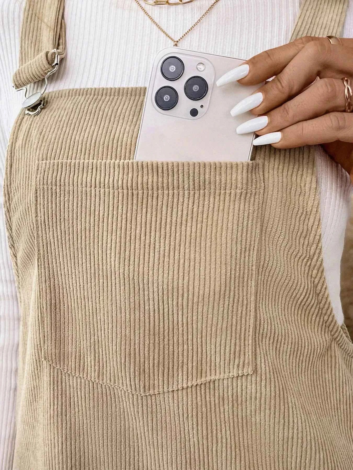 Corduroy Overall Dress with Pocket b13ed12b21804745904ae5092f364f51-Max-Origin