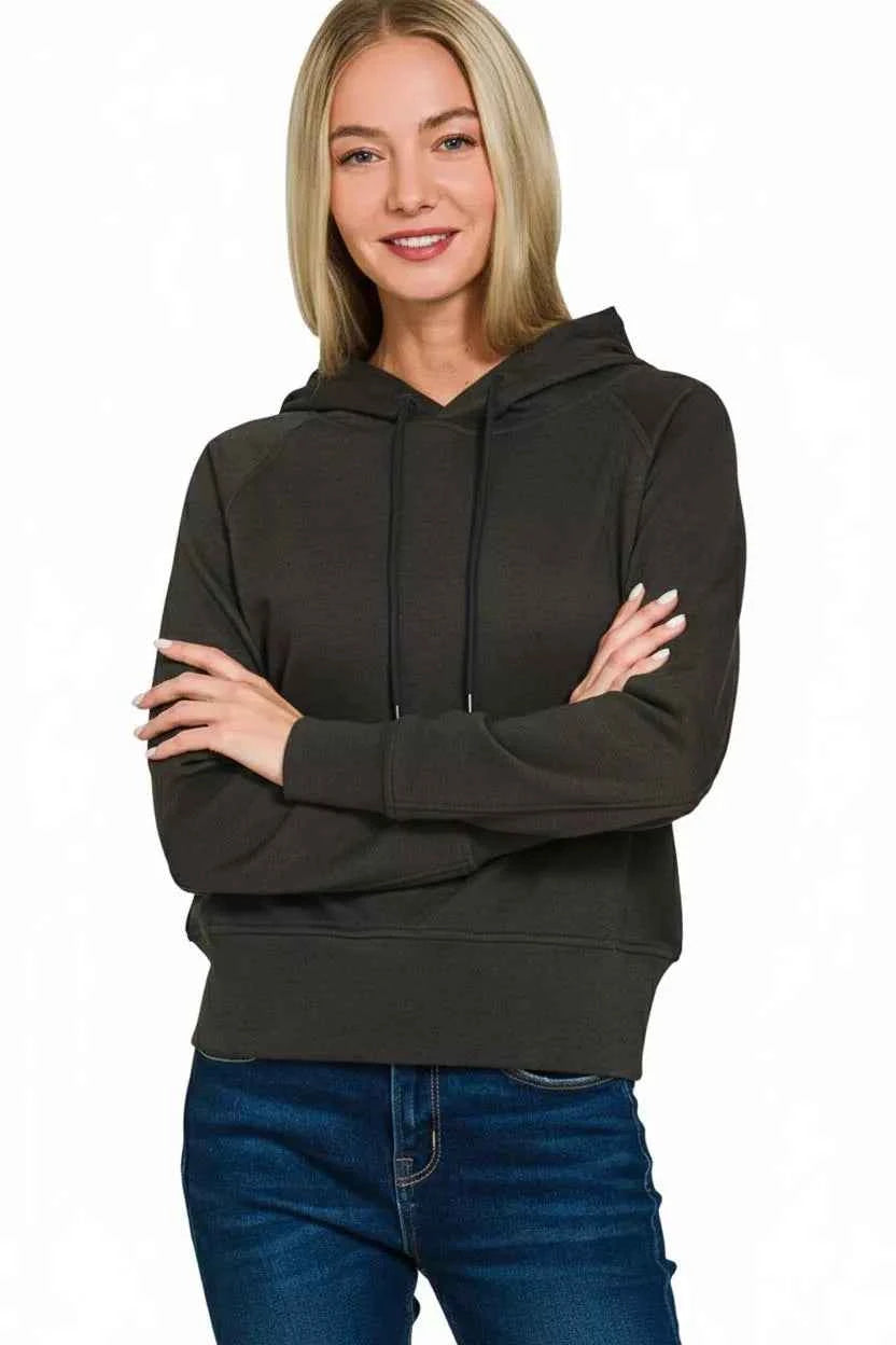 Zenana Drawstring Scuba Hoodie BLACK b15fedba-5eef-42a0-8f73-7264b10c8828-Max-Origin