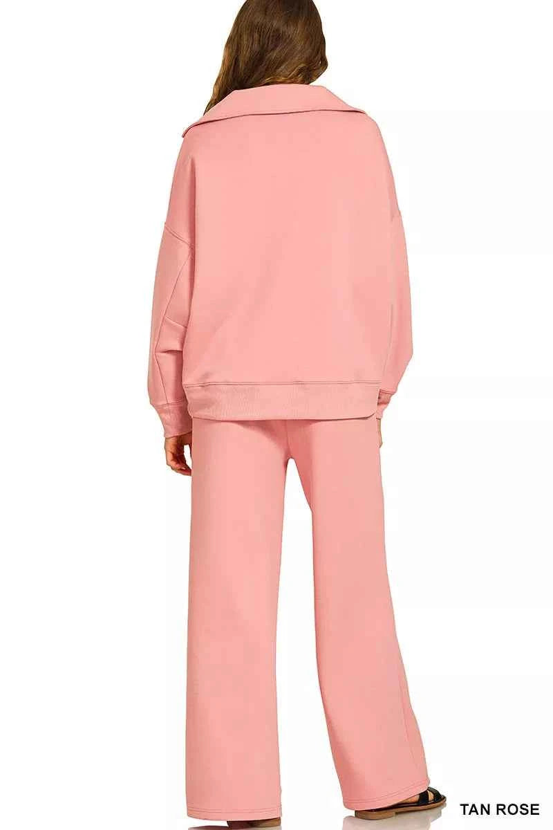Zenana Scuba Collared Pullover and Pants Set b17480c917a24910931e02cfd7e7c81b-Max-Origin