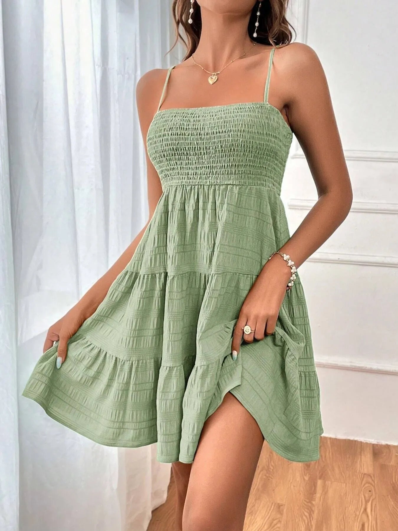 Smocked Tiered Cami Dress b1917263b2ab42d799ae48699e429564-Max-Origin