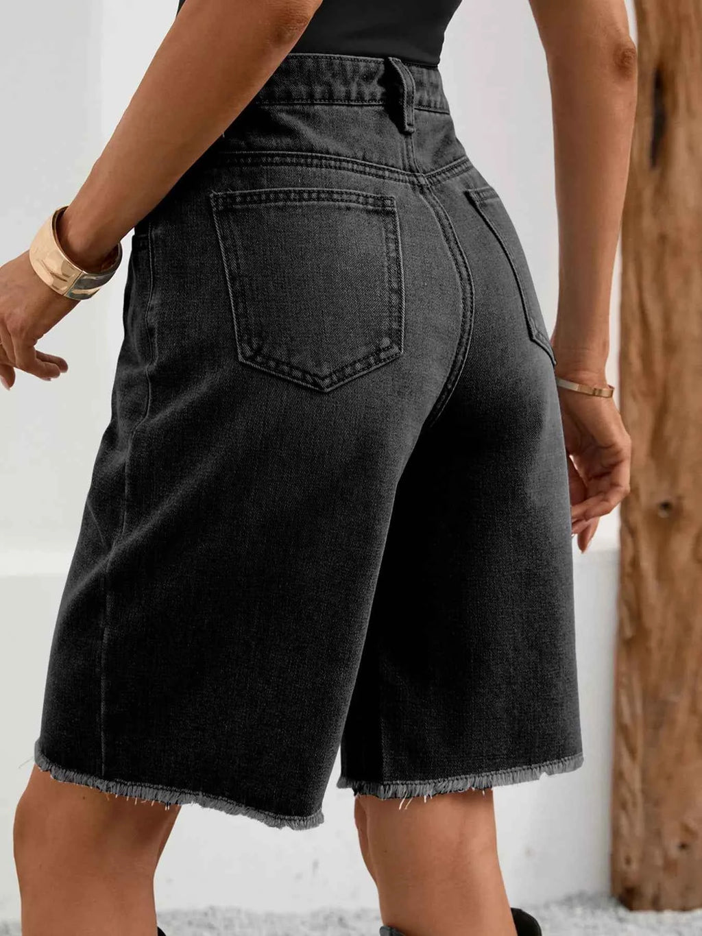 Ripped Frayed Hem Denim Shorts b1ae268e4bf84a38ac00a649fc37ca3d-Max-Origin