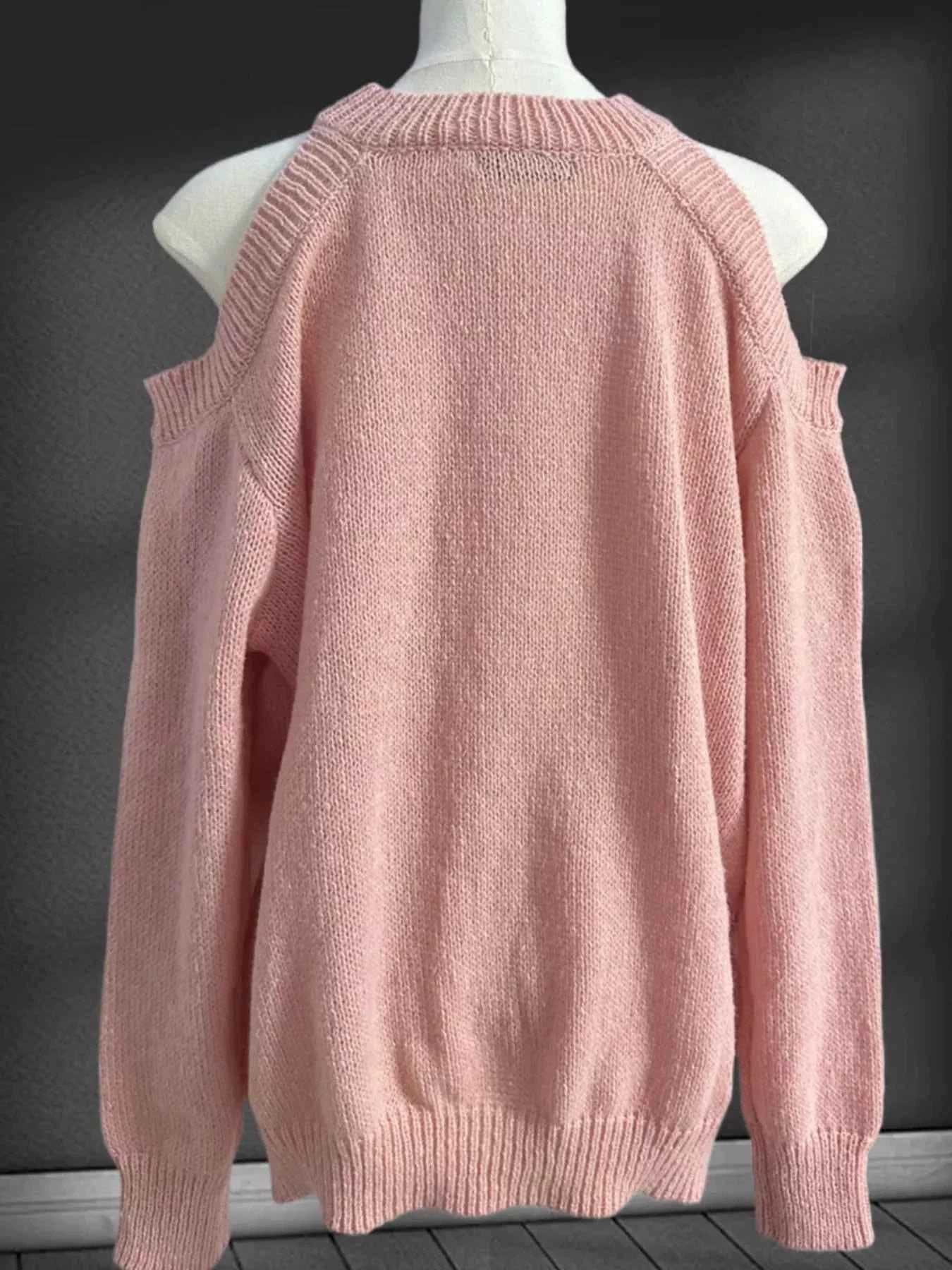 Cold Shoulder Knit Sweater b1b1da8a-4e10-44d0-b543-7feb56b97b4a-Max-Origin