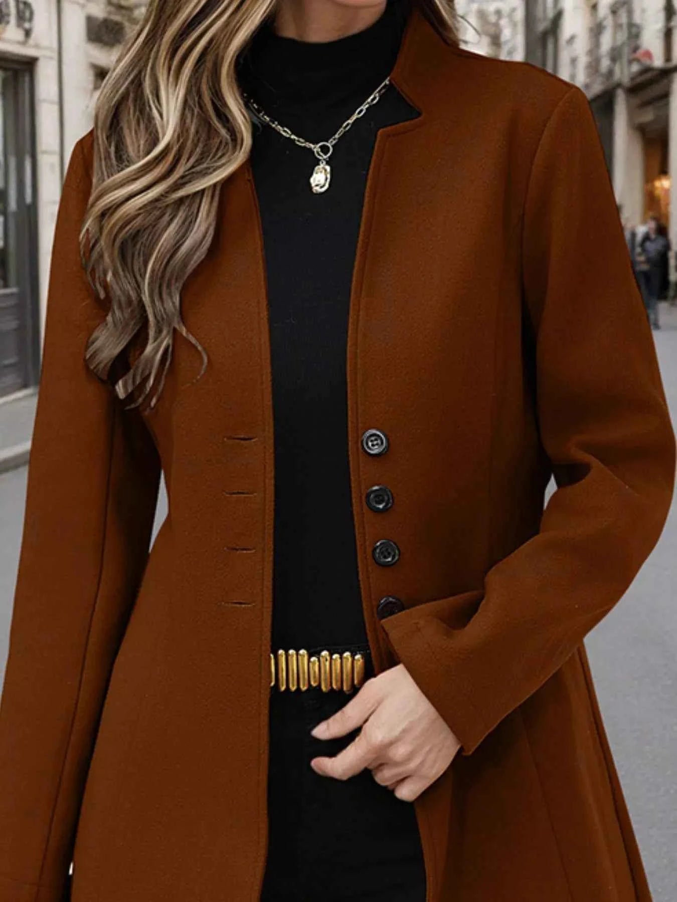 Button Up Long Sleeve Coat b1c996c4-4034-48fb-8828-2385e0b8717d-Max-Origin