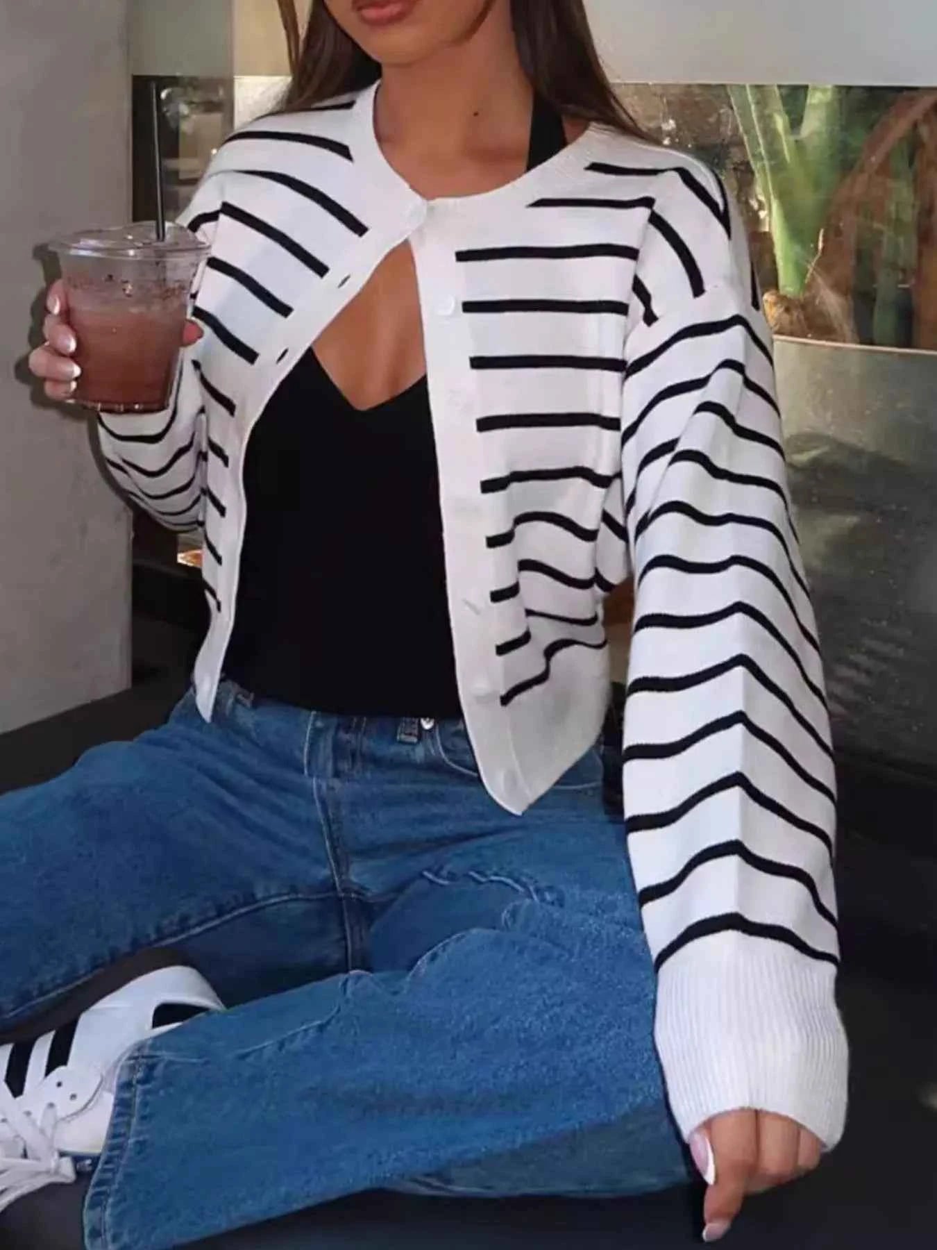 Striped Button Up Cardigan b1fea26f-e38b-41c5-bfde-ab035d21ef19-Max-Origin