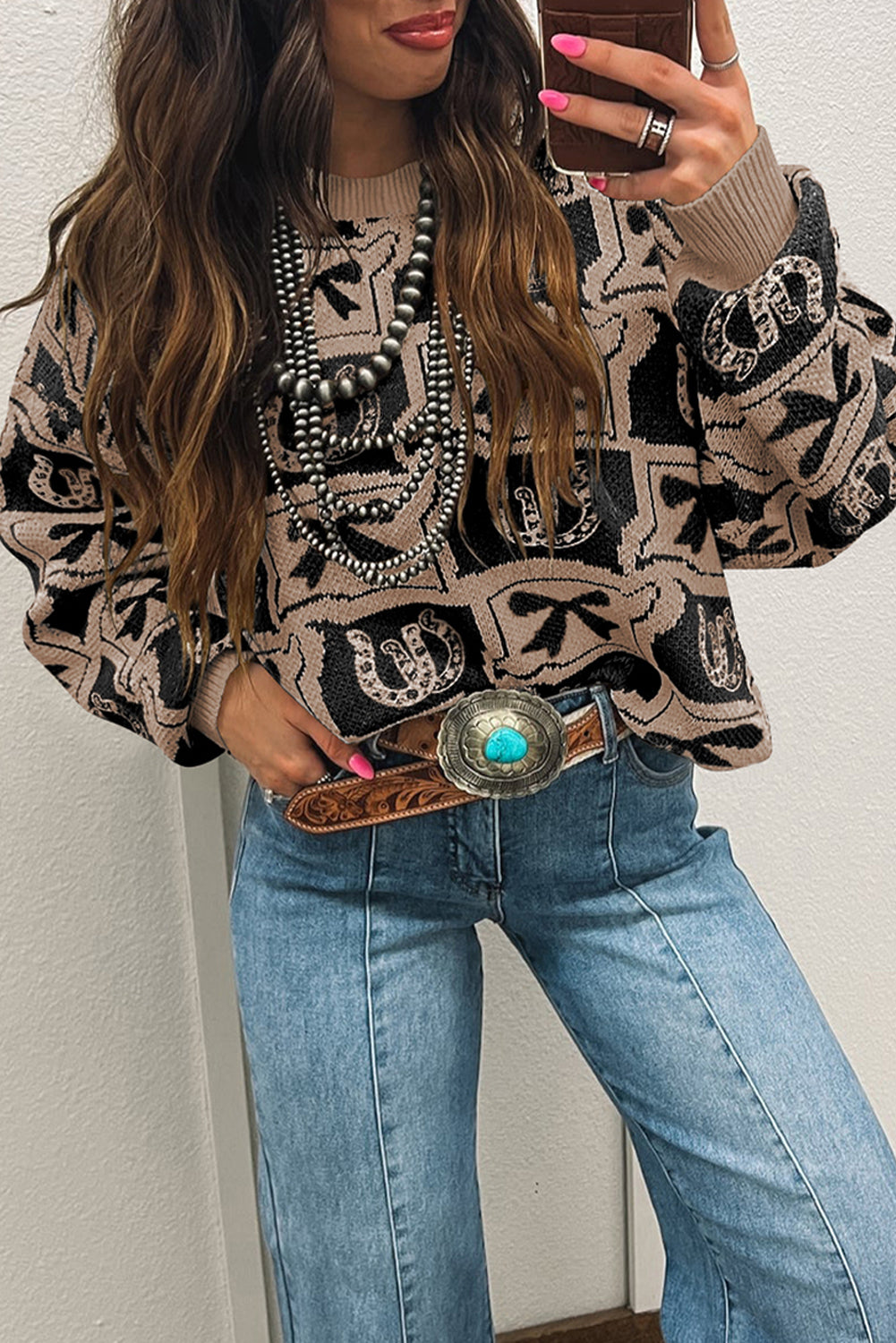 Light Blue Colorblock Bow Pattern Drop Sleeve Sweater b21c72c77aae66d4_4c37ace2-335e-408d-a327-f63f9e25c3f8