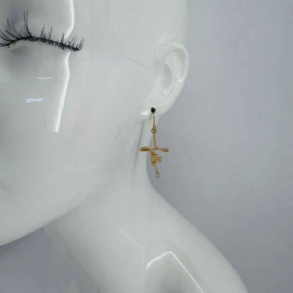 Fish Hook Earrings Faith Cross Design b2372890-73bb-42a7-934f-9cd115606ab1
