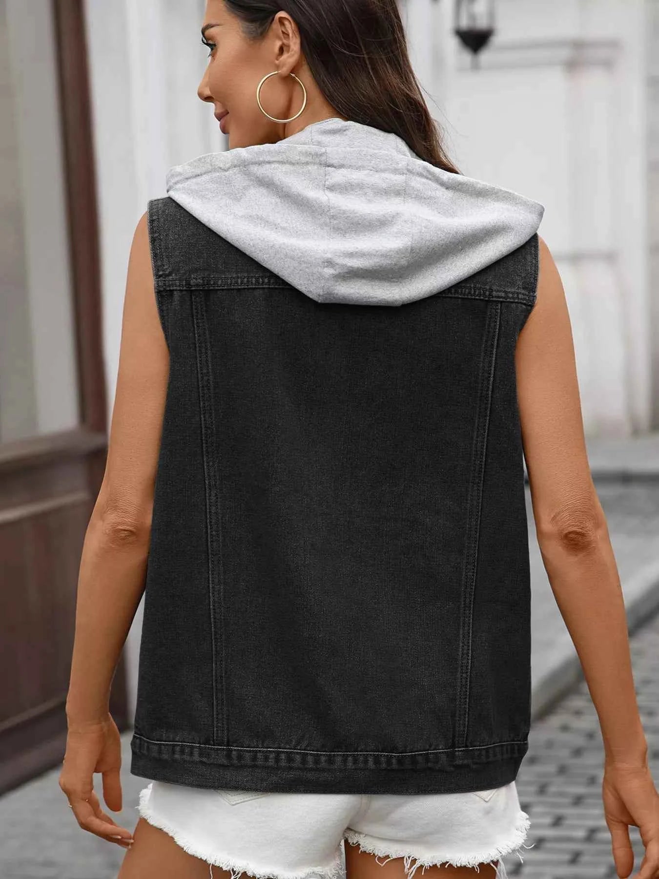 Button Up Removable Hooded Sleeveless Denim Jacket b26526fdcc784d74ad5dbd69eb7585d8-Max-Origin