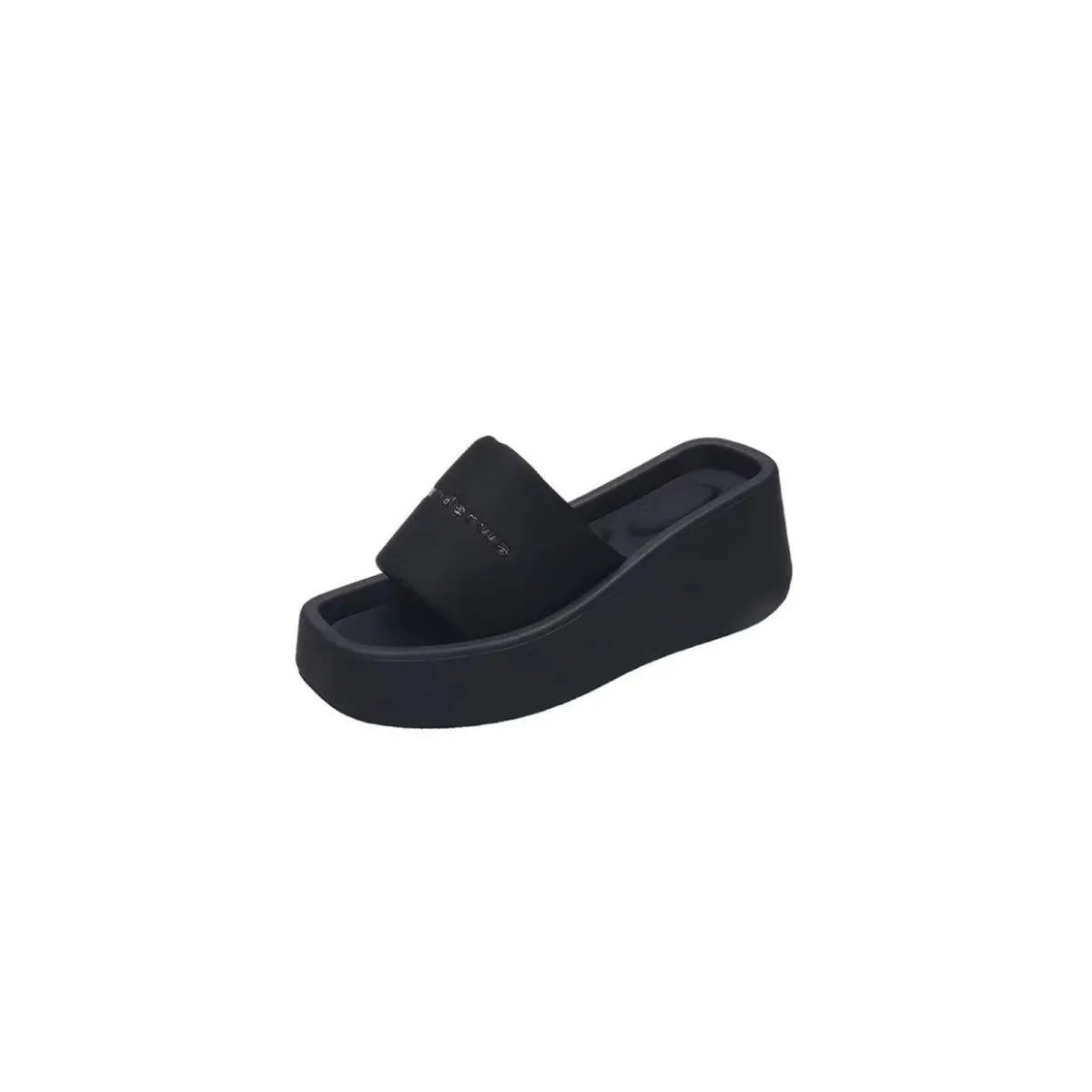Open Toe Wedge Sandals Black b27e7c8a-1acc-47b1-b11c-3ac074434921-Max-Origin