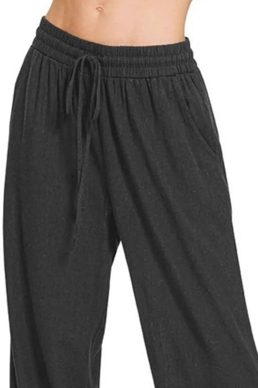 Zenana Linen Drawstring Pants b287db7c-ff30-4ac9-8e8f-32be6354d3cd-Max-Origin