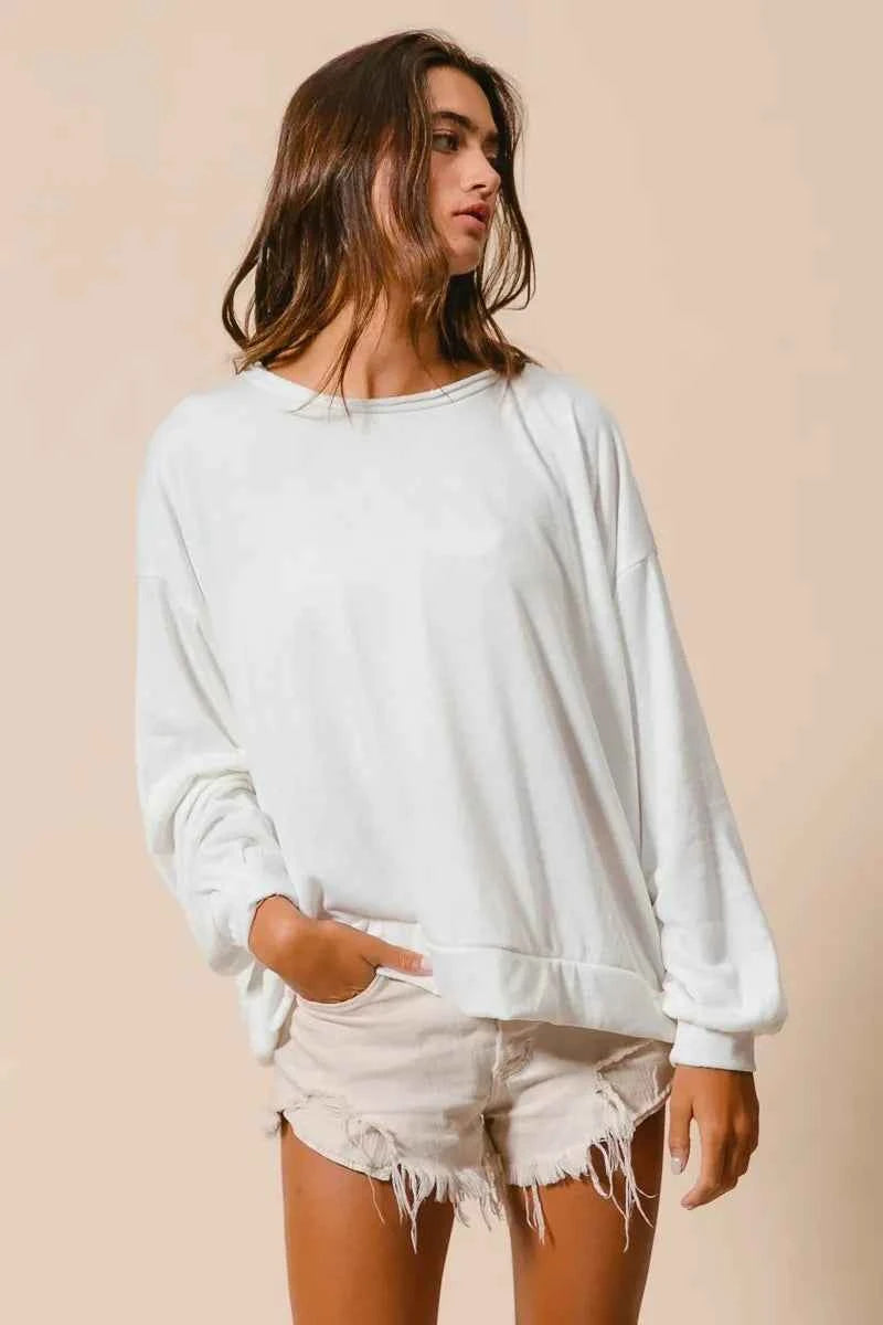 Loop Terry Pull Over With Cut Edge Band b2987161cfd448159a18c5748ff4c426-Max-Origin