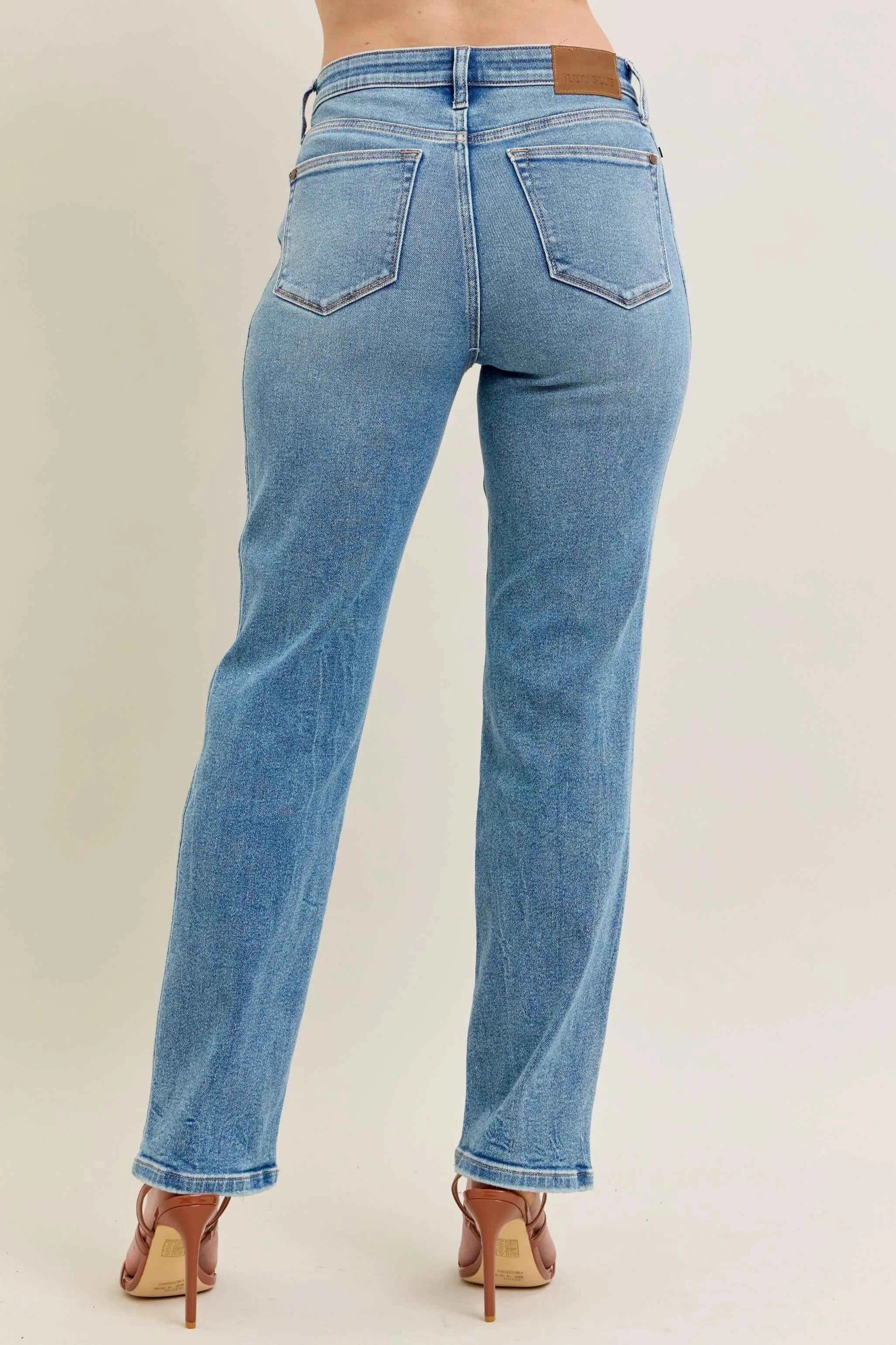 Judy Blue Full Size Hw Vintage Straight Jeans Plus Size b2beafc09e8047059cb2b2c1c1ea42b3-Max-Origin