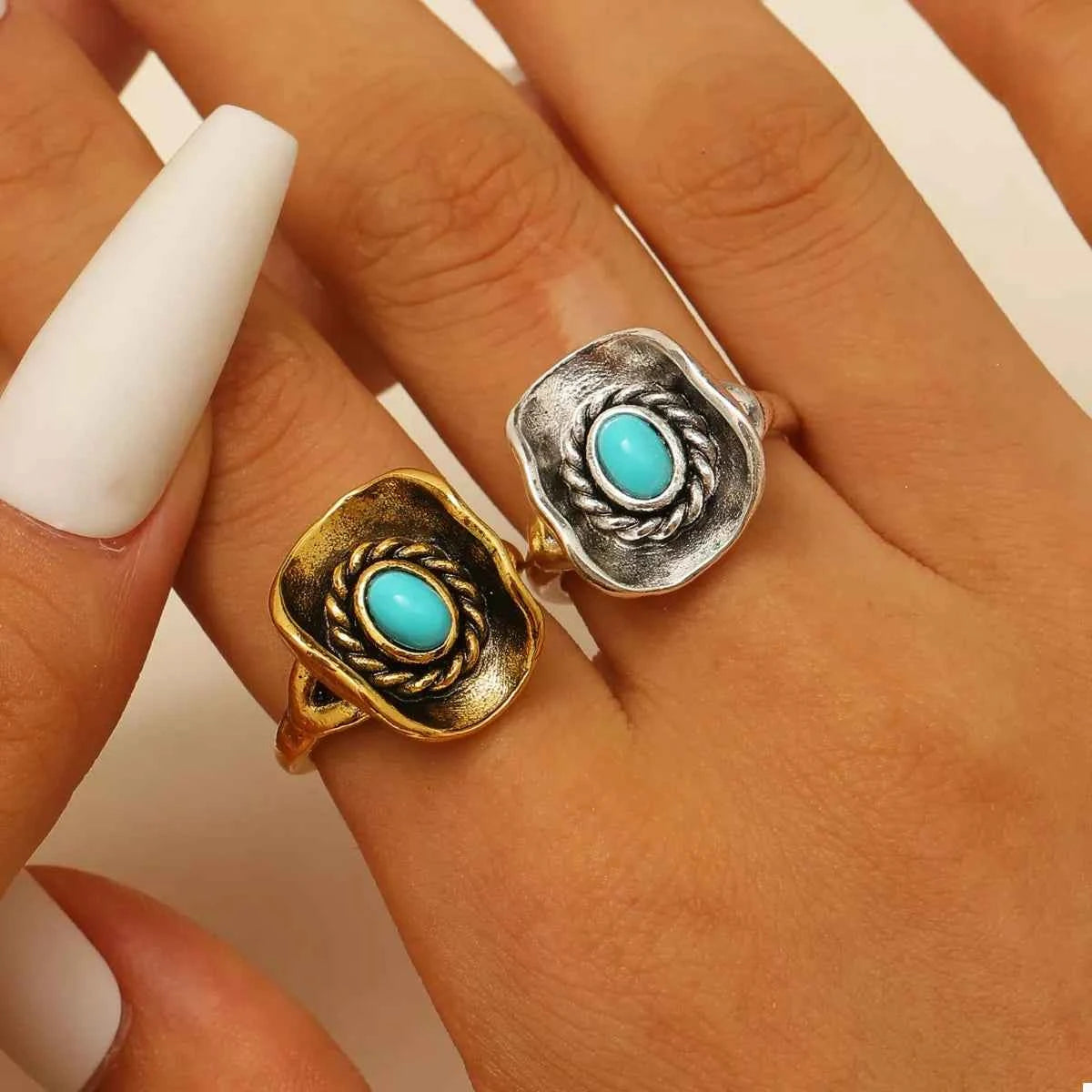 4 Piece Vintage Western Style Bull Head Rings b2bfd9ae-6c8e-4b07-a9bd-b7bc4cc96a6d-Max-Origin