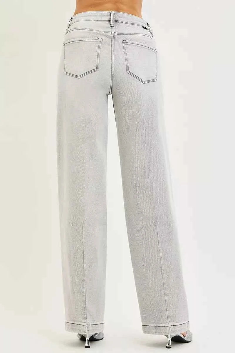 RISEN Slouchy Baggy Jeans with Contrast Stitching b2c911872ab648098e878c8ac70a88f2-Max-Origin