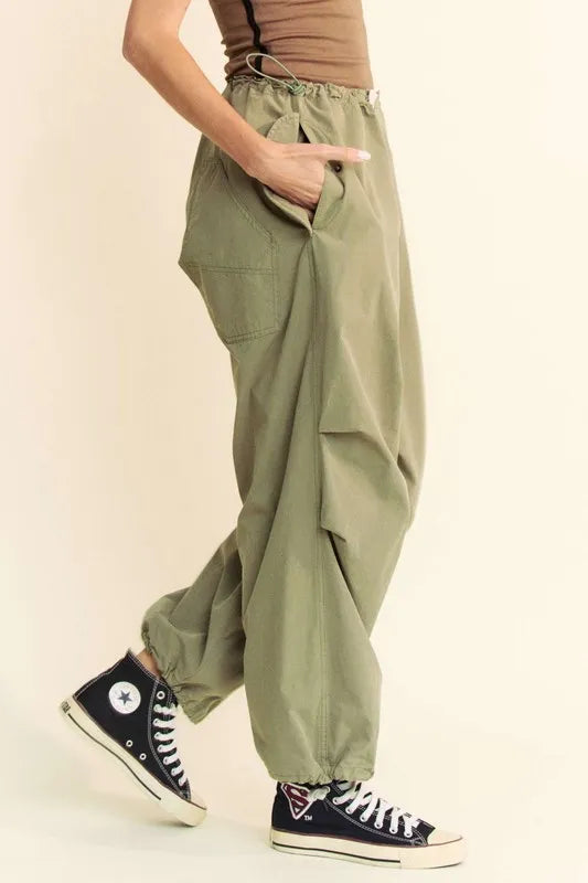 Drawstring Baggy Pants with Pockets b2d8cb80-6973-4ebf-9407-3a54e05462d7-Max