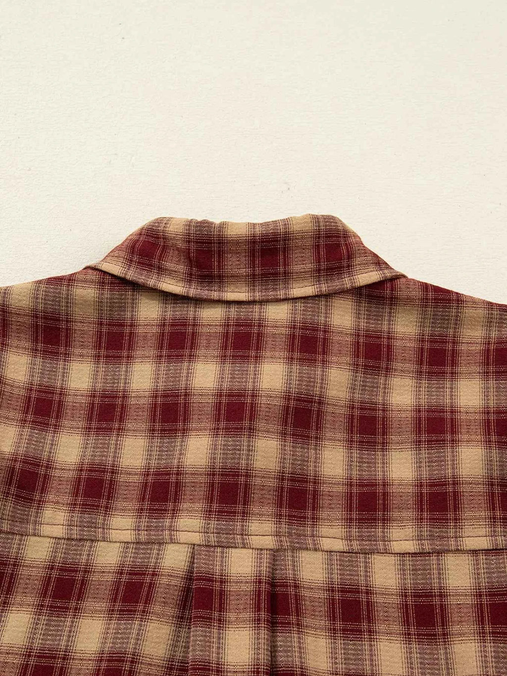 Plaid Print Ruffled Long Sleeve Patchwork Hem Mini Shirt Dress b2e0e17fca354938943d26b94d885e37-Max-Origin