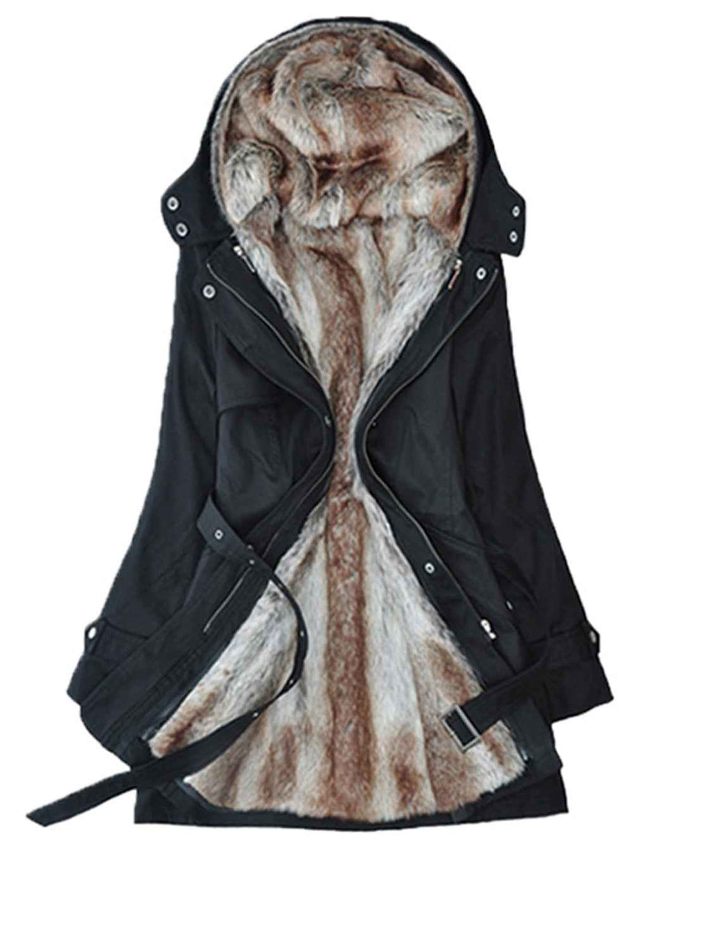 Ivy Lane Full Size Hooded Jacket with Detachable Liner (Three-Way Wear) b3198a962bf64f458520c2441a2f6a38-Max