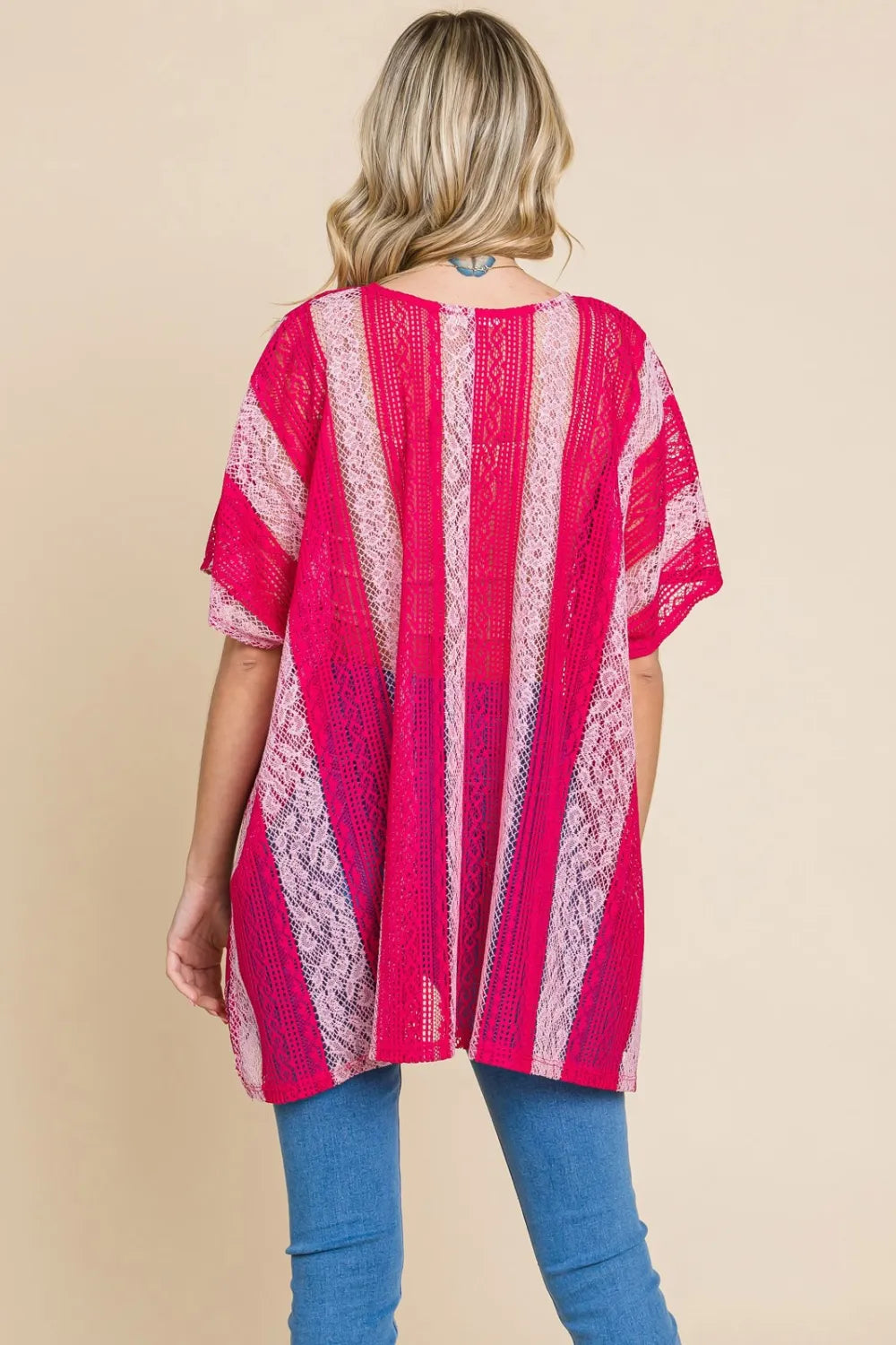 Cotton Bleu by Nu Label V Neck Drop Shoulder Oversize Top b31f2952-6420-4a60-9e9b-a4c00f2e961c-Max