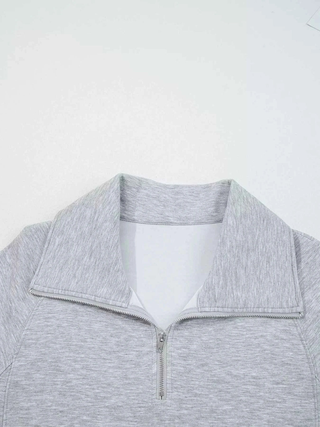 Zip Collar Long Sleeve Top and Drawstring Pants Set b3380482852f4477aee3d96e94df3b01-Max-Origin
