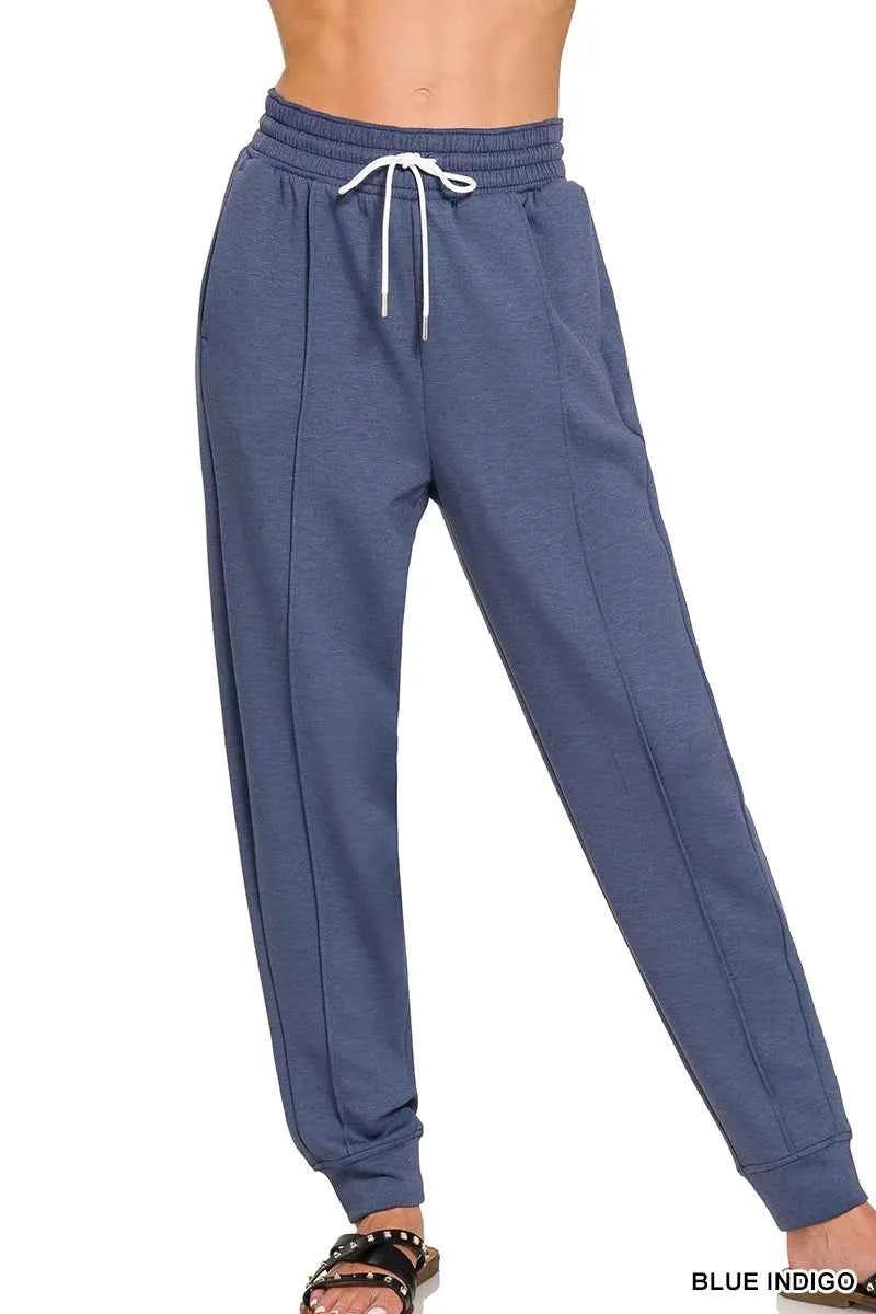 Zenana Drawstring Scuba Sweatpants with Pockets b359a8b353fa41868818655fed10e105-Max-Origin