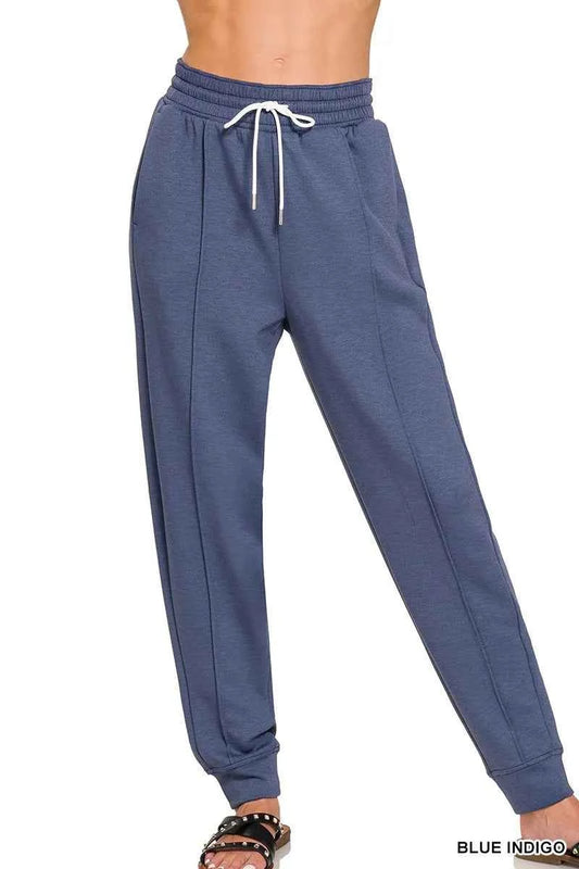 Zenana Drawstring Scuba Sweatpants with Pockets b359a8b353fa41868818655fed10e105-Max-Origin