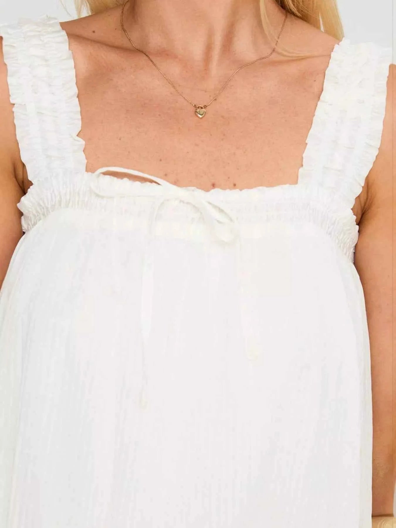 Frill Square Neck Mini Dress b37292e1-5f40-4cbe-bc0d-ae3dccb7d665-Max-Origin