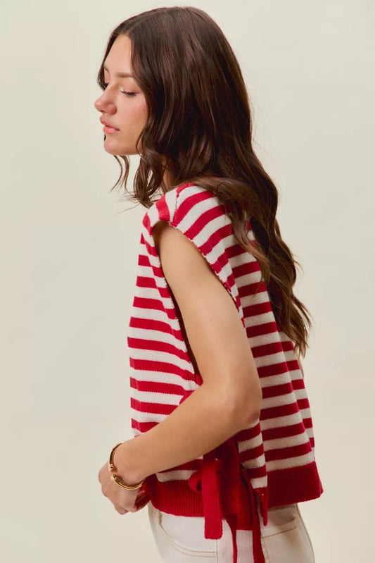 Stripe Star Patch 4th Of July Side Tie Vest Top b396cc30-06d2-489b-b1e1-87e677ea14db-Max-Origin