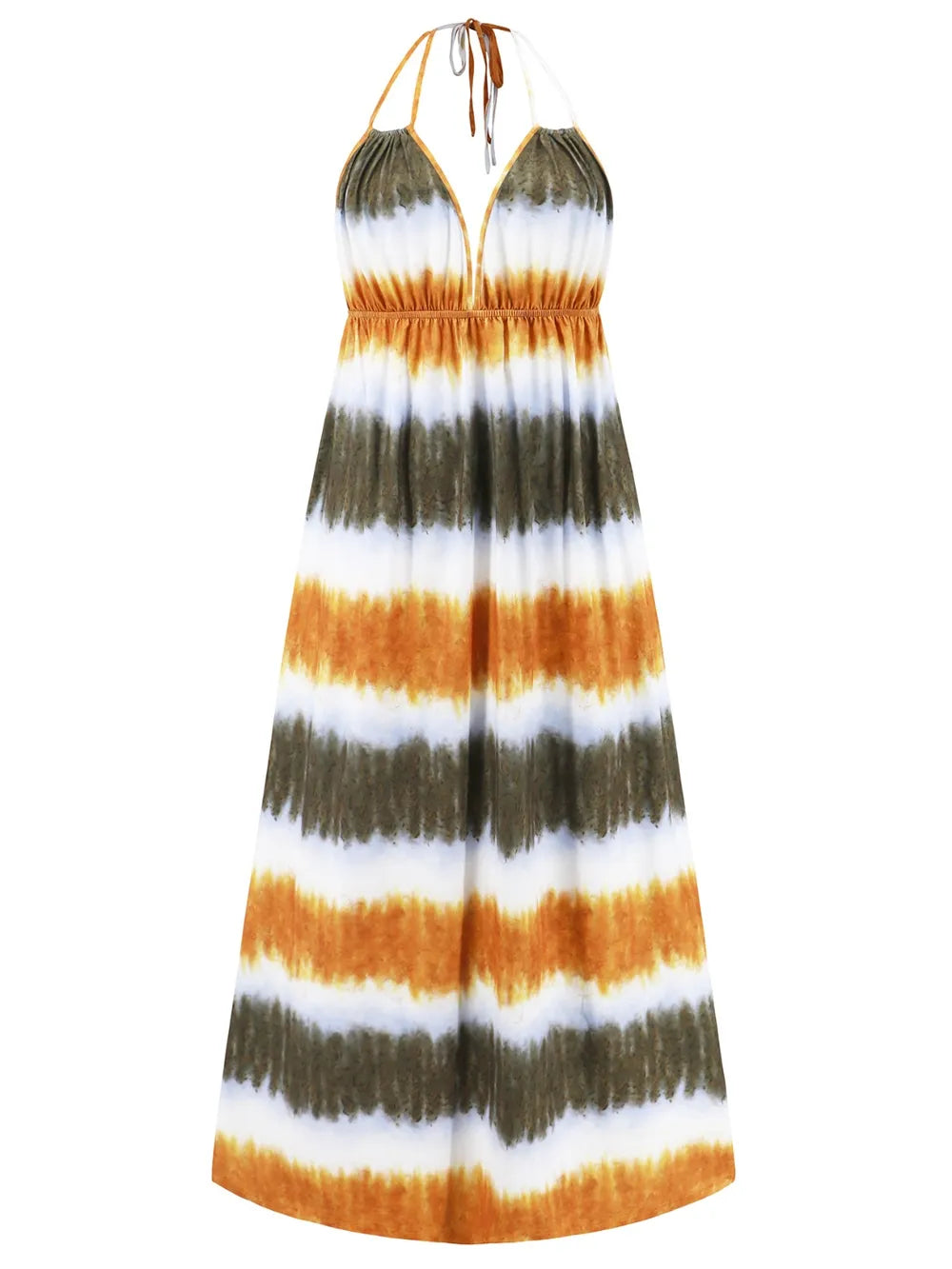Tie-Dye Halter Neck Dress b3a72bc4-ddfb-4cc7-ad52-513f63228351-Max