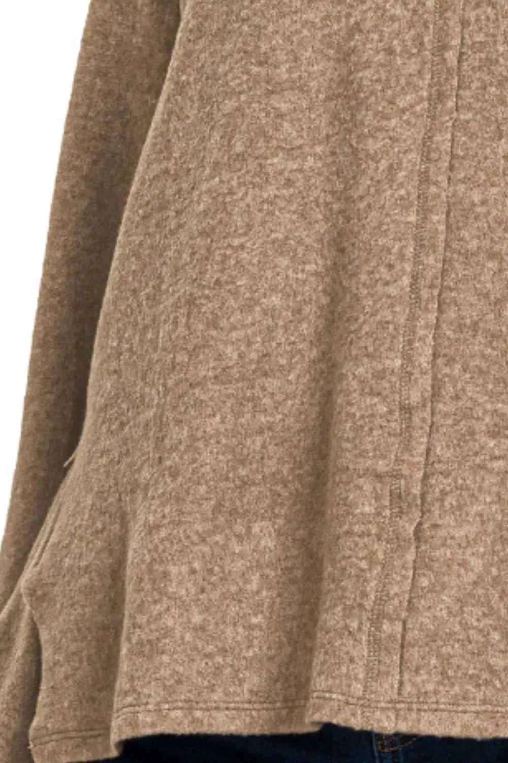 Zenana Brushed Hacci Exposed Seam Hi Low Sweater b3df01b4-4d4e-489c-bcde-170a95d7208e-Max-Origin