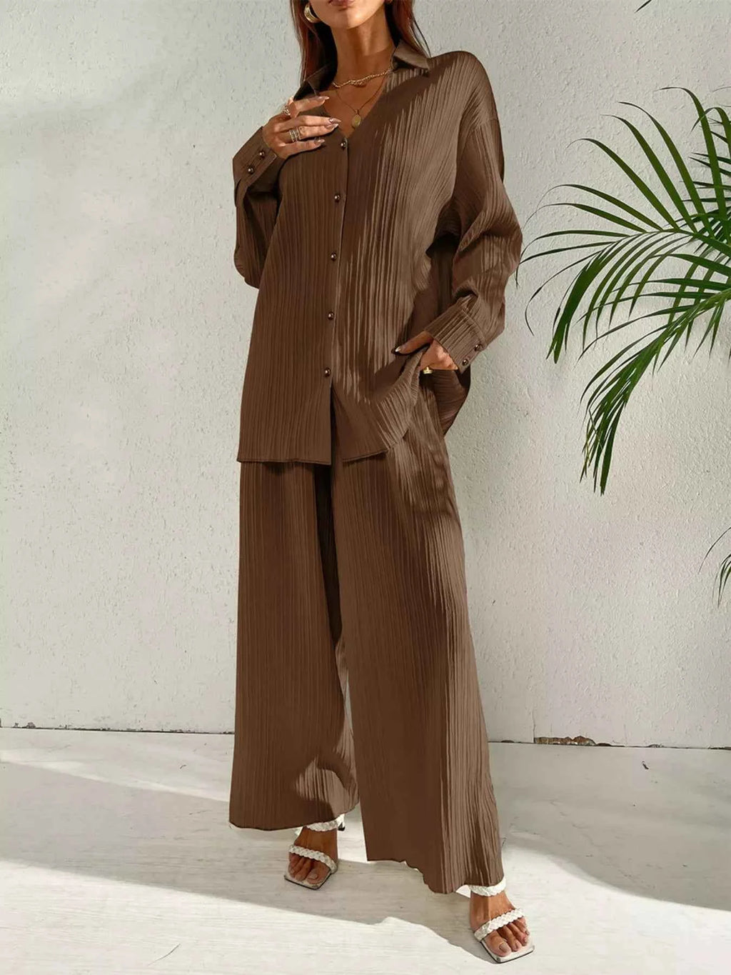 Long Sleeve Shirt & Wide Leg Pants Set b3e03311-1ec1-49db-8b8b-cdb381b6dc2a-Max-Origin