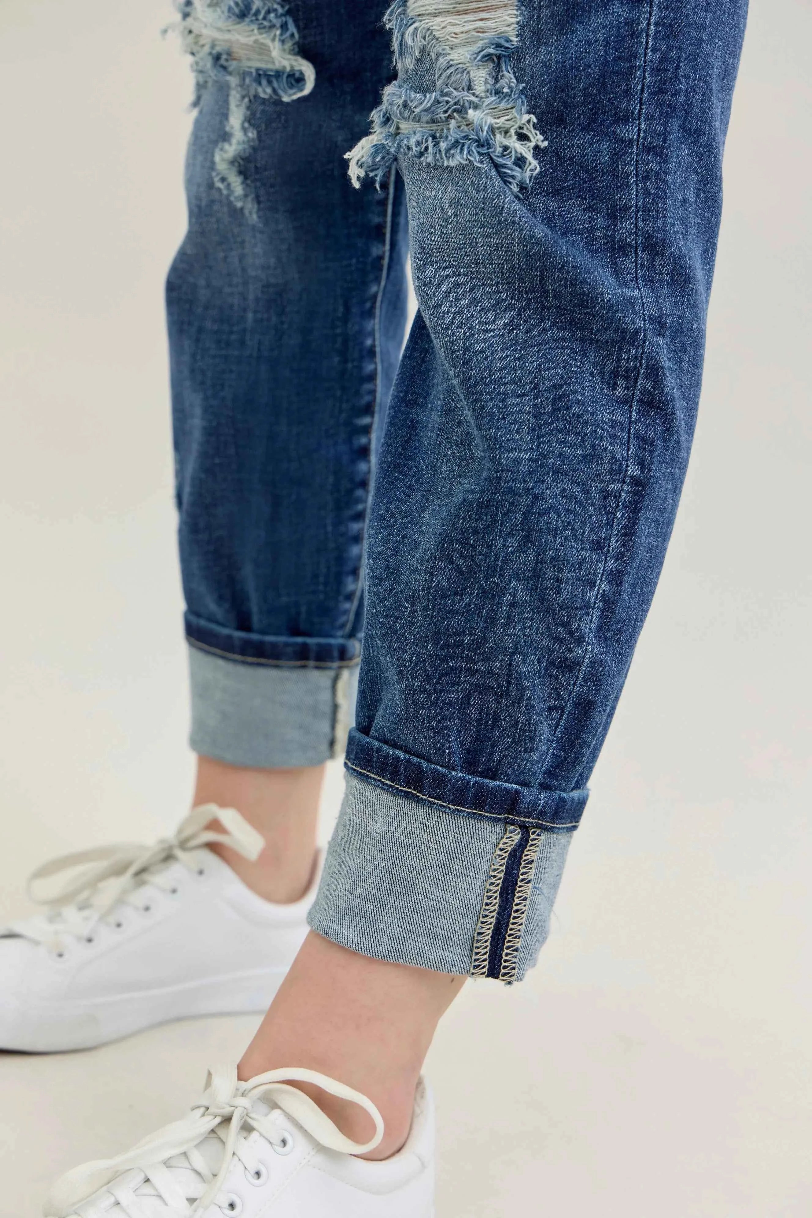 Judy Blue Full Size Mid Rise Cuffed Destroy Bf Jeans Plus Size b3ec34275a9942fe84826f77e6cab8ab-Max-Origin
