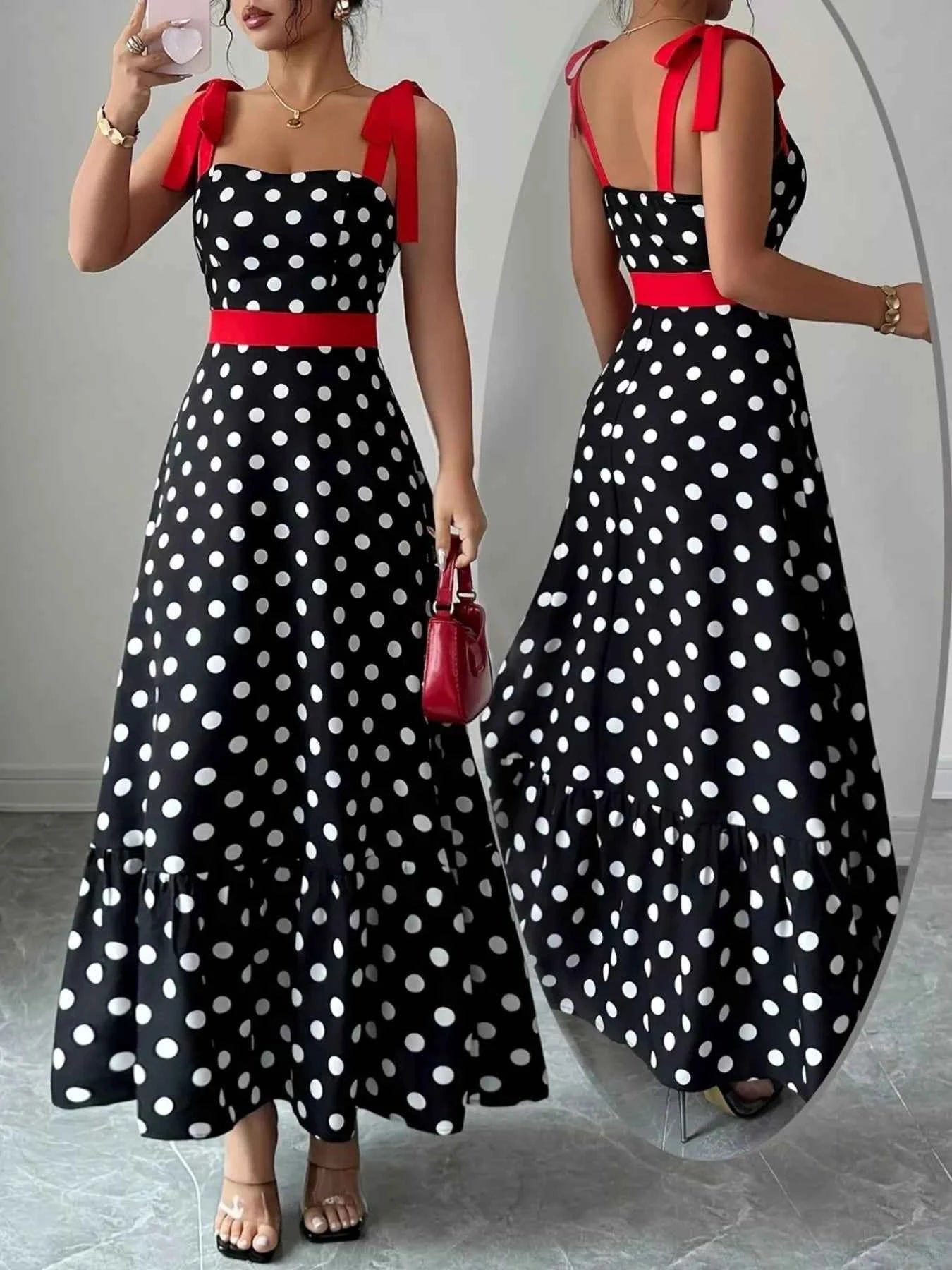 Polka Dot Tie Strap Maxi Dress b3f4b479-56bc-476a-8406-b21e789b1ddc-Max-Origin