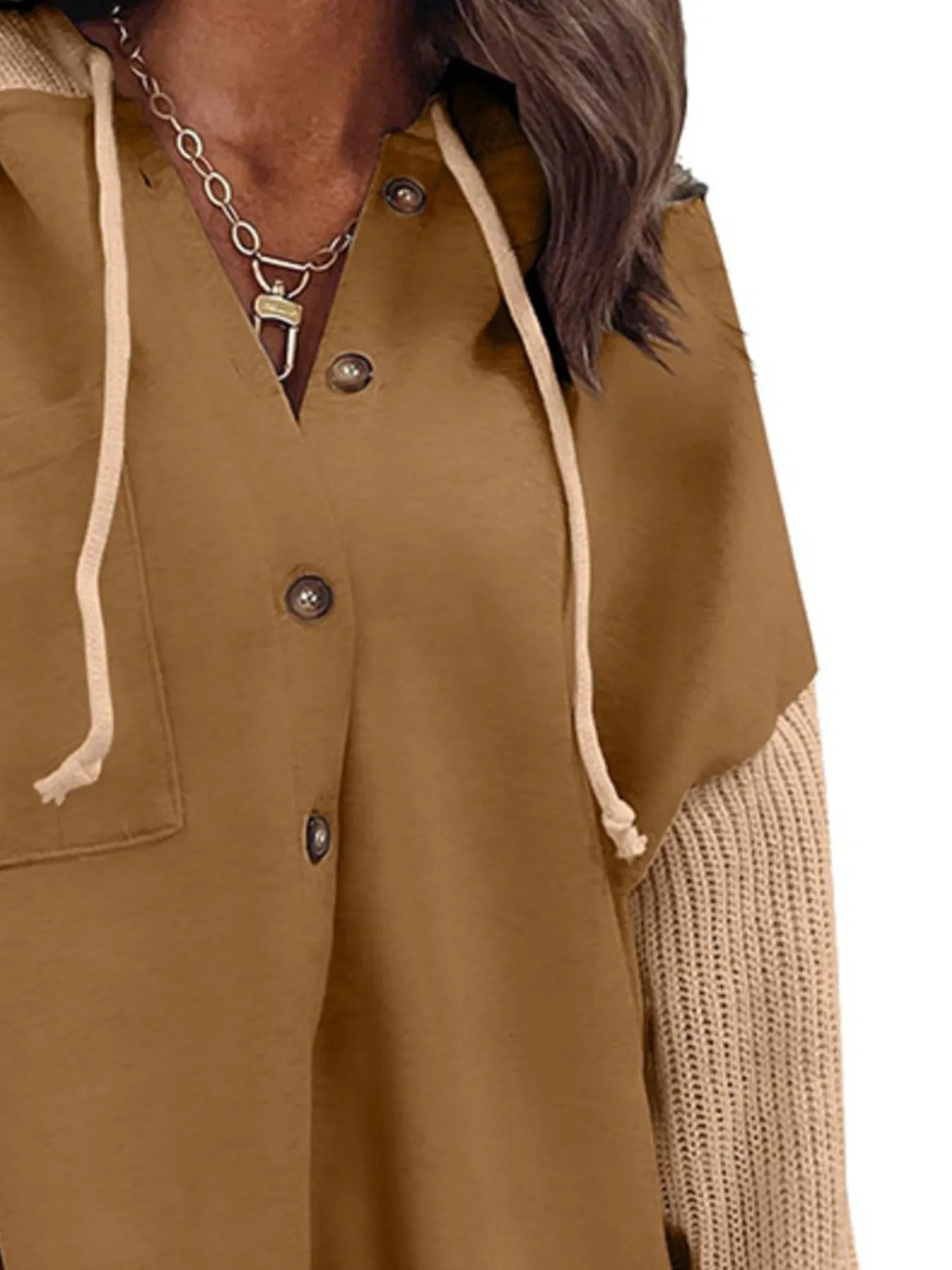 Drawstring Button Front Hoodie b40e4aad-af31-4e0a-b894-2c04d002158d-Max-Origin