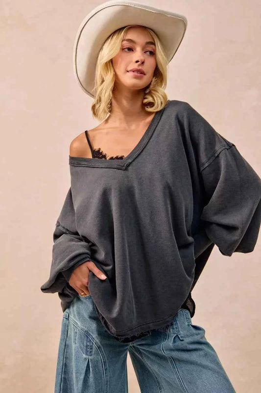 Mineral Washed French Terry Oversized Sweatshirt b42b8cd01fab47749677ac3460d5af9f-Max-Origin