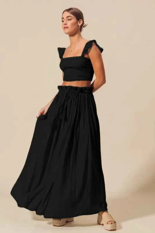 SO ME Smocked Top and Flowy Maxi Skirt Set b45db2b1-53f1-415c-ba34-218a099938cf-Max-Origin